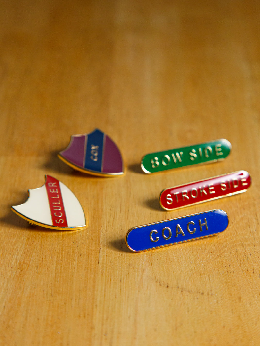 Rowing Pin Badge