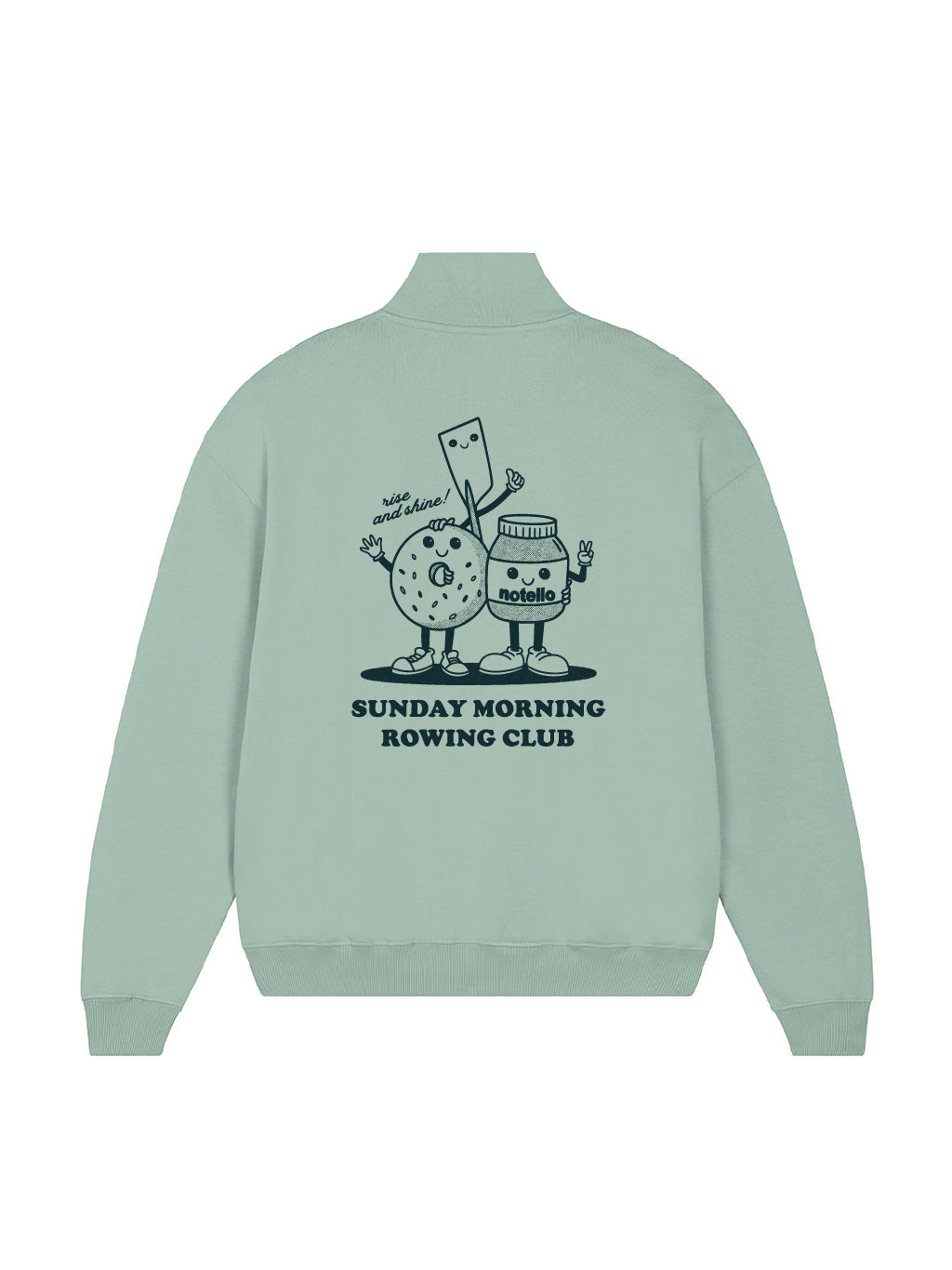 Sunday Morning Rowing Club 1/4 Zip (Outsized)