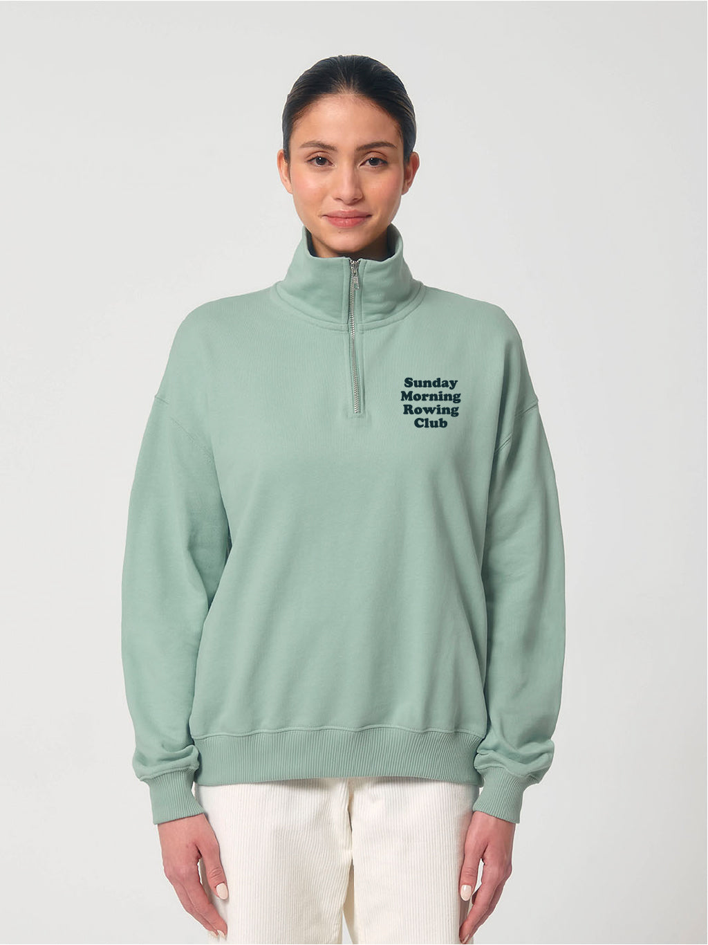 Sunday Morning Rowing Club 1/4 Zip (Outsized)