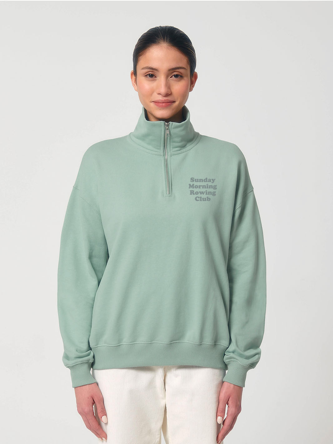 Sunday Morning Rowing Club 1/4 Zip (Outsized)